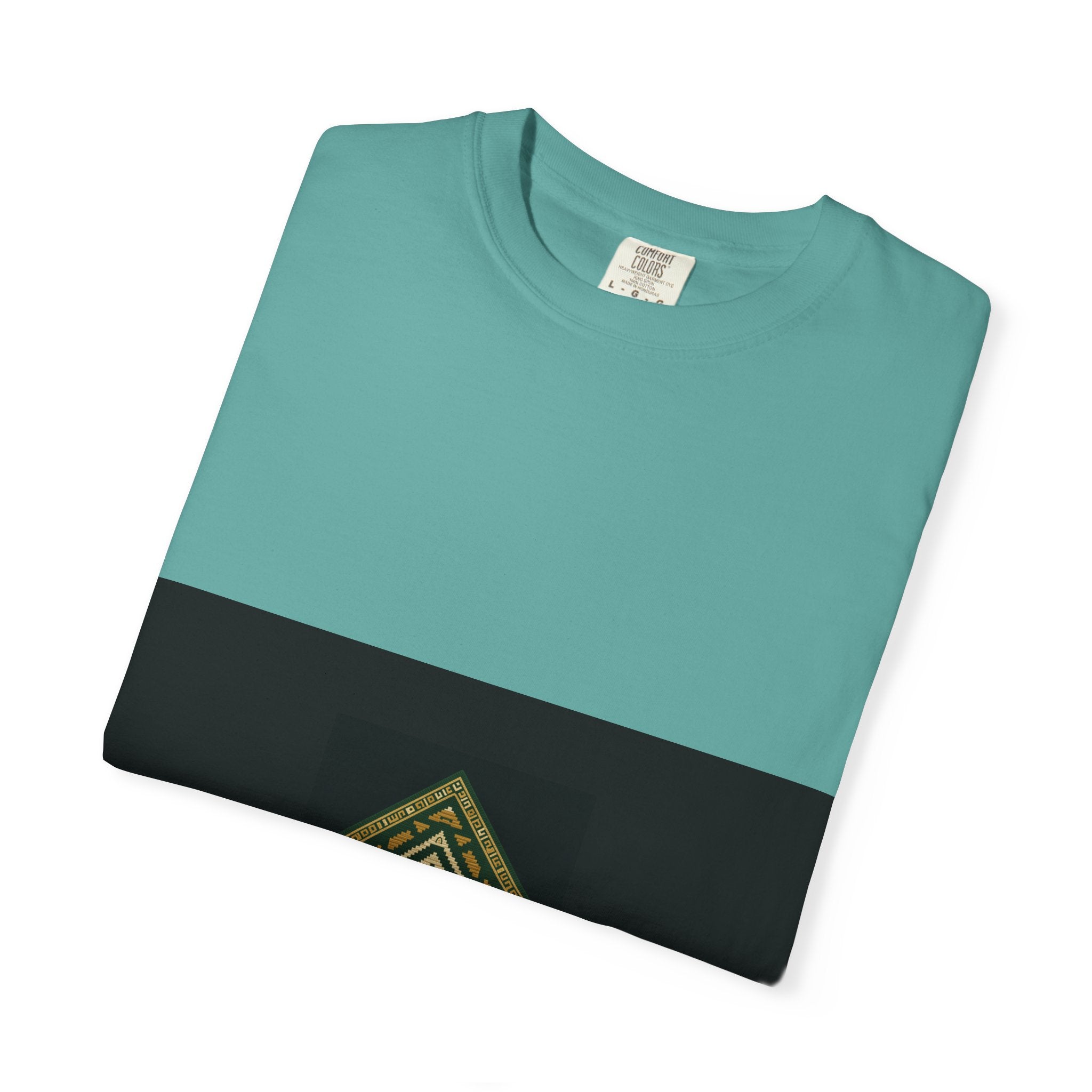 T-Shirt — Desert Soul Arabic Script Tee with Geometric Motif