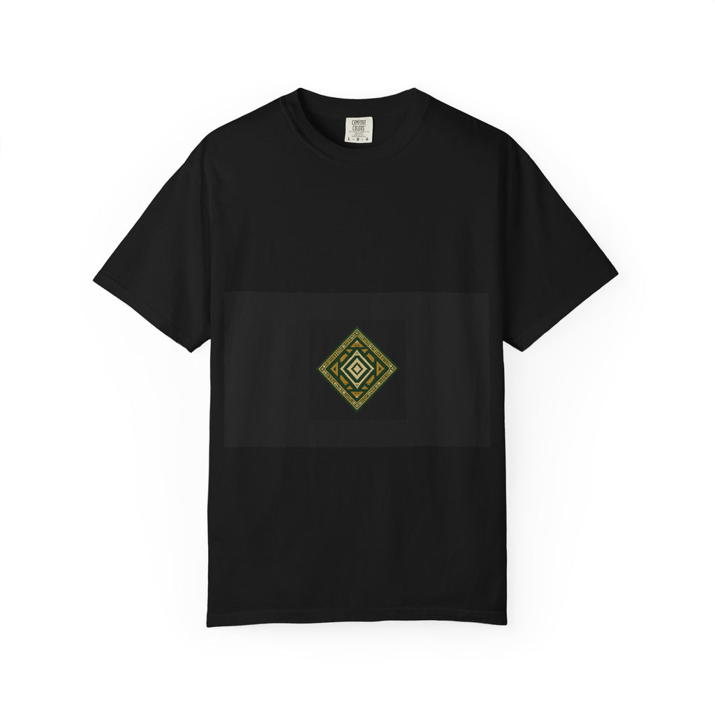 T-Shirt — Desert Soul Arabic Script Tee with Geometric Motif