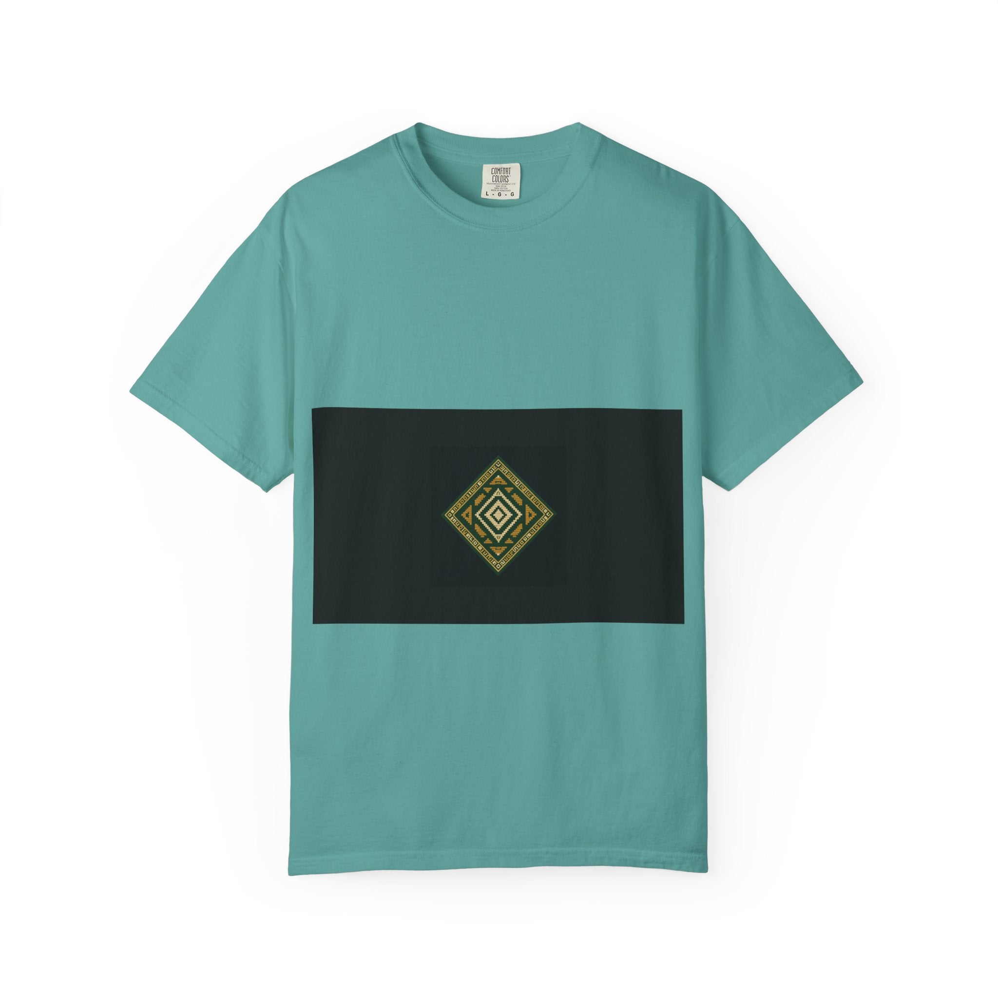 T-Shirt — Desert Soul Arabic Script Tee with Geometric Motif