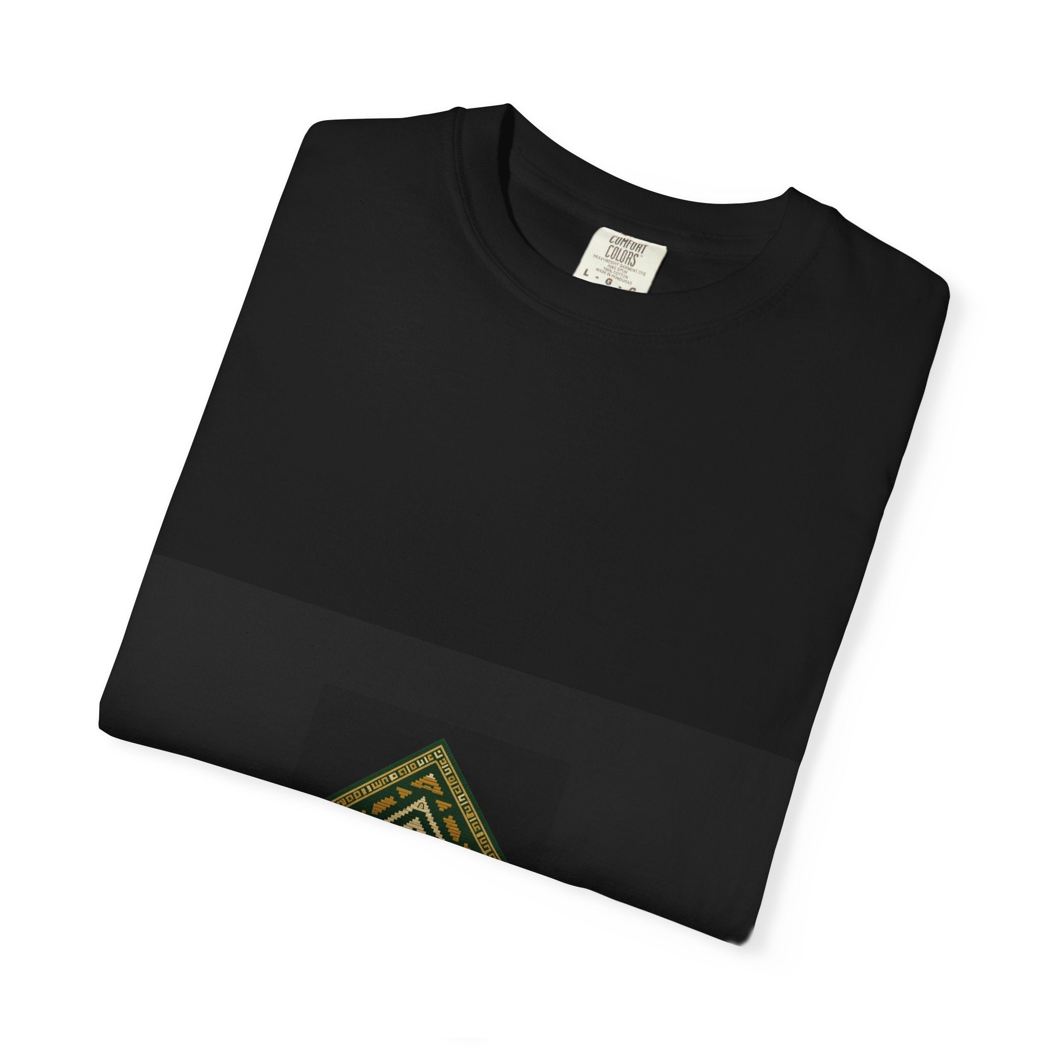 T-Shirt — Desert Soul Arabic Script Tee with Geometric Motif